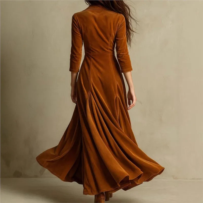 Women's Elegant Velvet Dress