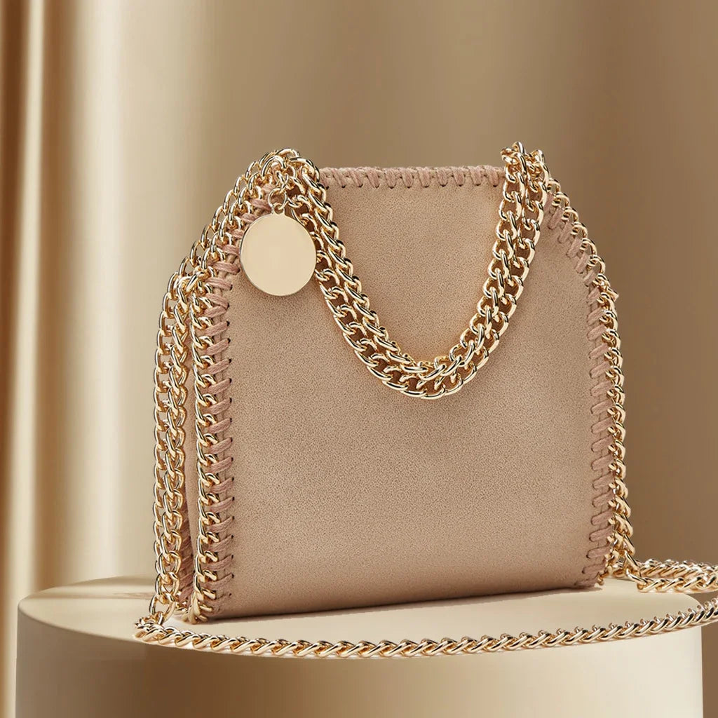 Luxury Designer Women's Chain Crossbody with Quilted Purses and Shoulder Strap Female Ladies Hand Bags