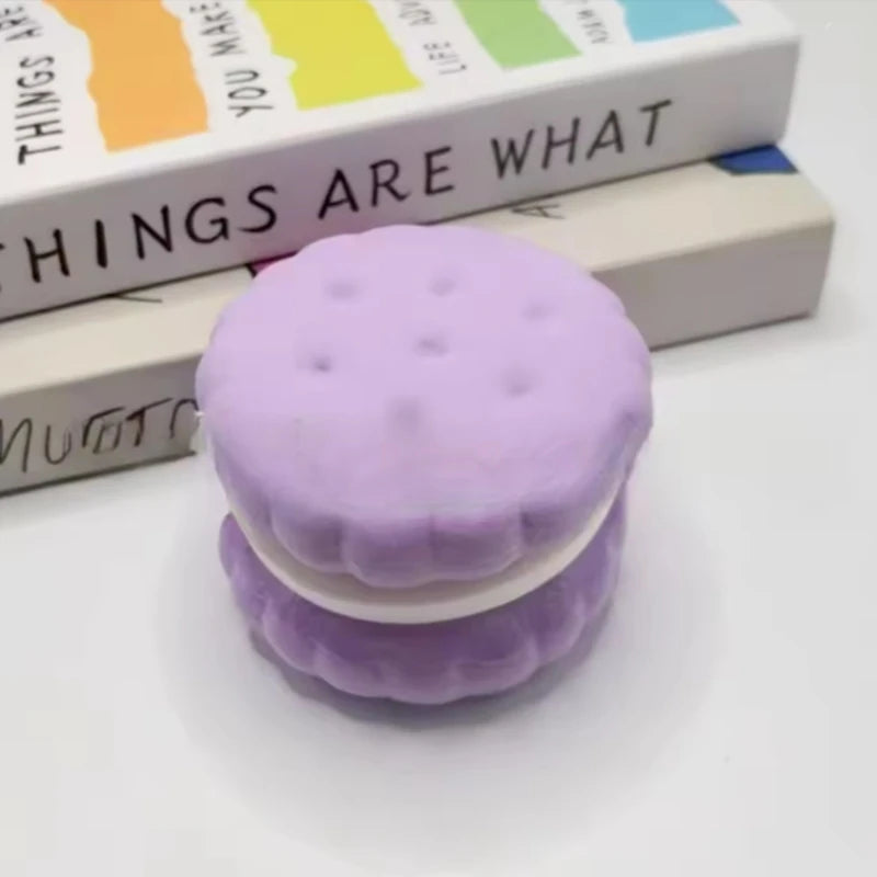 Squishy Simulated Cake Squeeze Toy Stress Relief Slow Rising Sensory Fidget Toys for Anxiety ADHD Autism Kids Adults