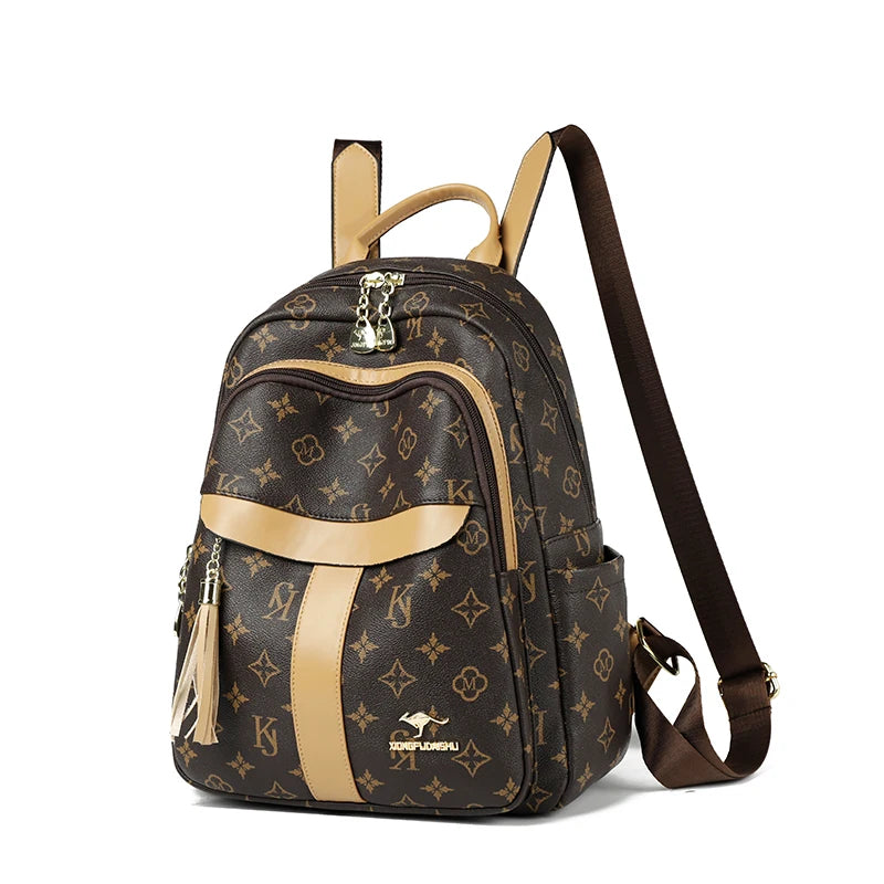 Ladies Designer Backpack – Premium PU Leather
