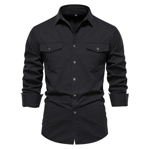 Men's Military Long Sleeved Shirt