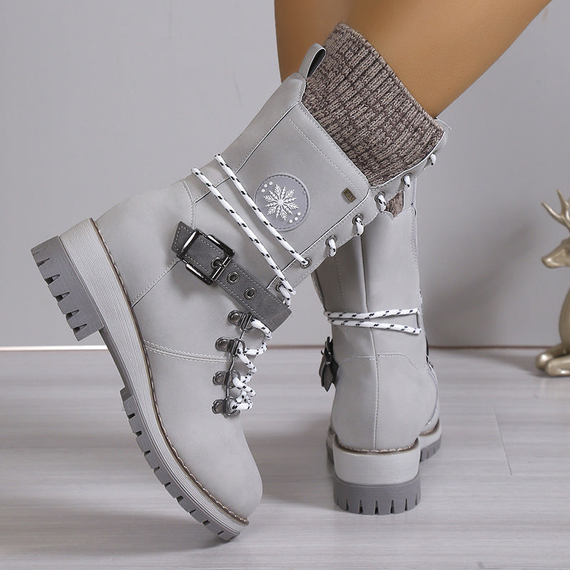 Women’s High Top Snow Boots With Fur