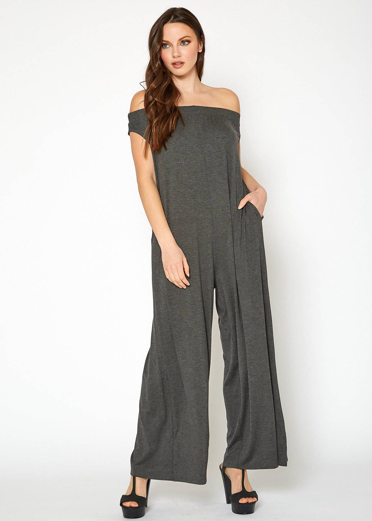 Women's Off Shoulder Jumpsuit