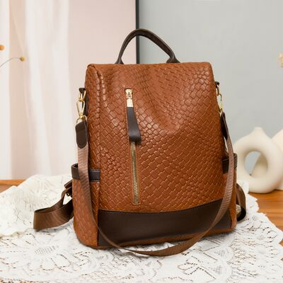 PU Leather Backpack