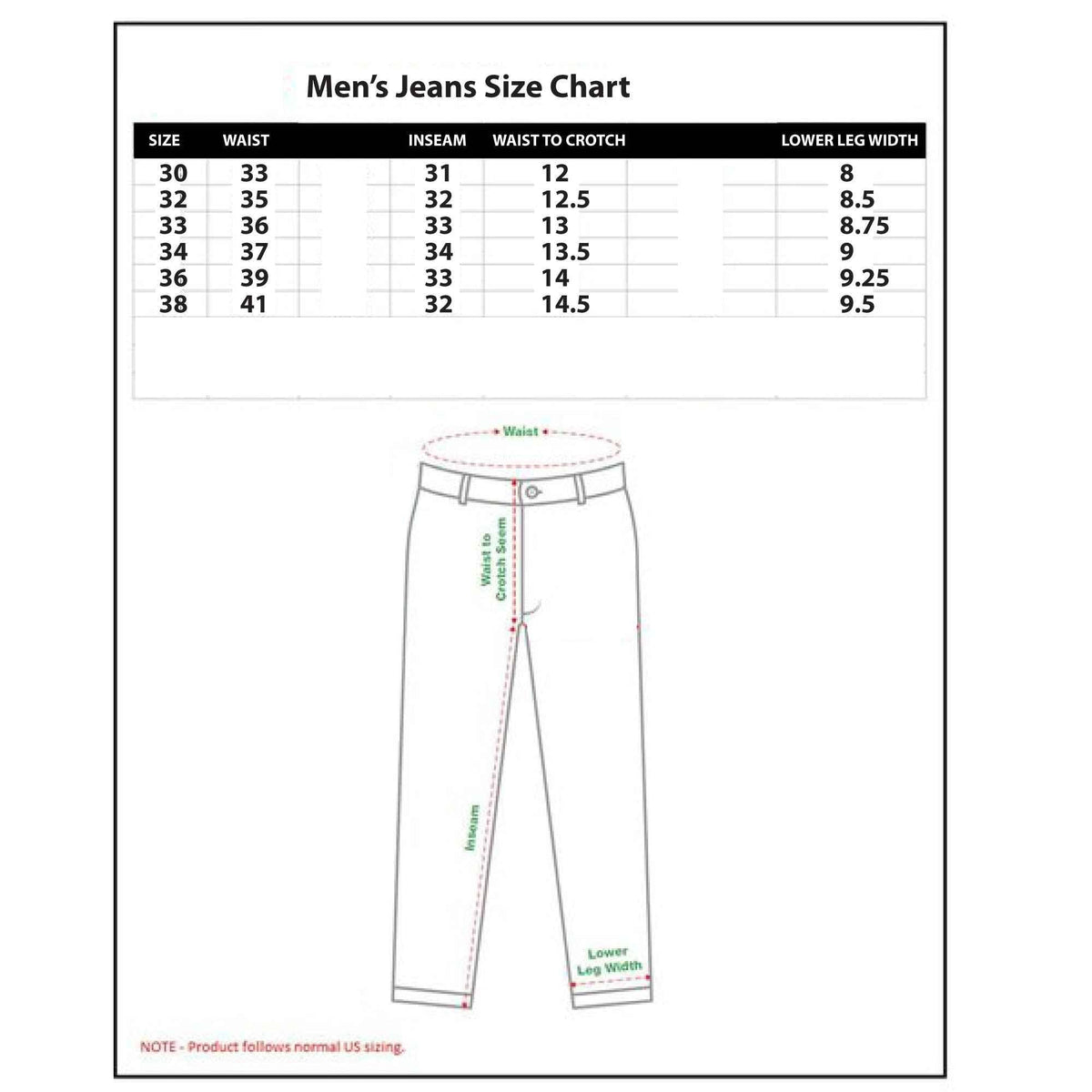Men's Premium Denim Dark Wash Jean