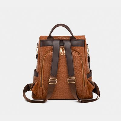 PU Leather Backpack