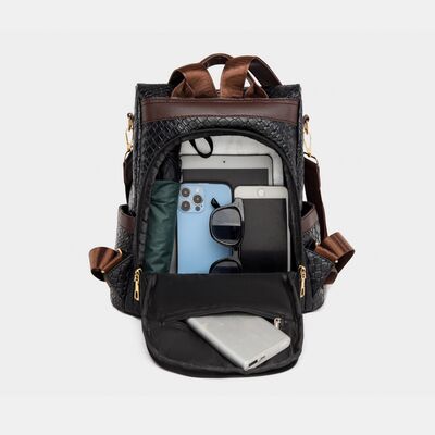 PU Leather Backpack