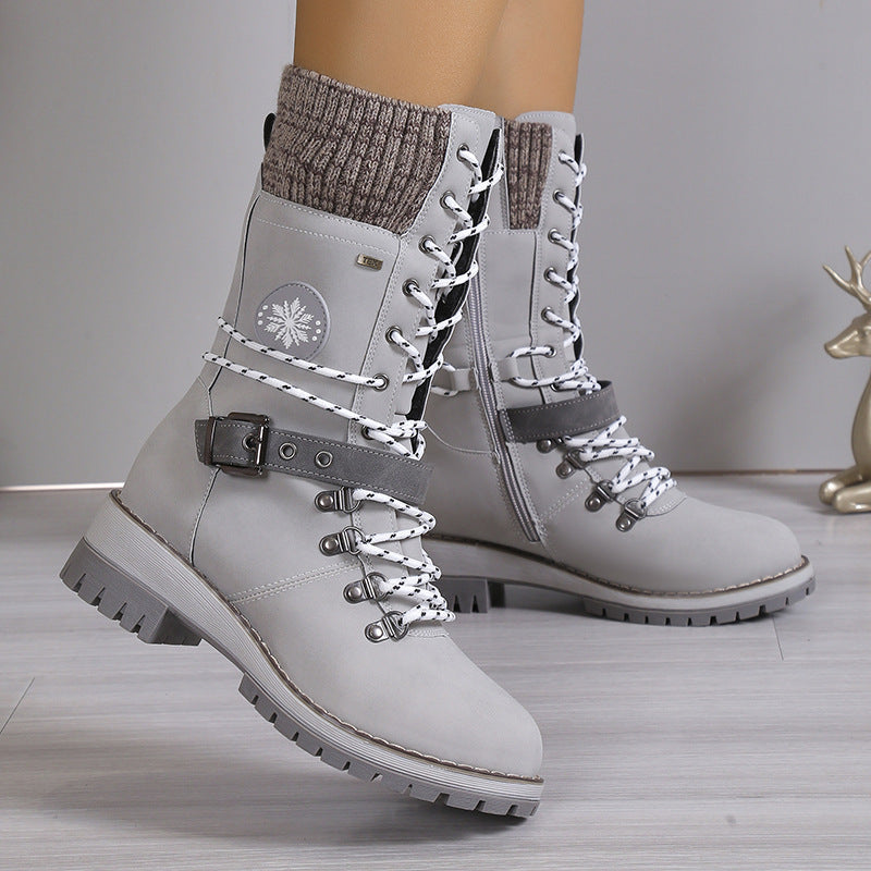 Women’s High Top Snow Boots With Fur