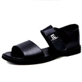 2026 Genuine Leather Men's Shoes Summer Men's Casual Sandals Fashion Ventilate Men's Sandals New Style Driving Shoes