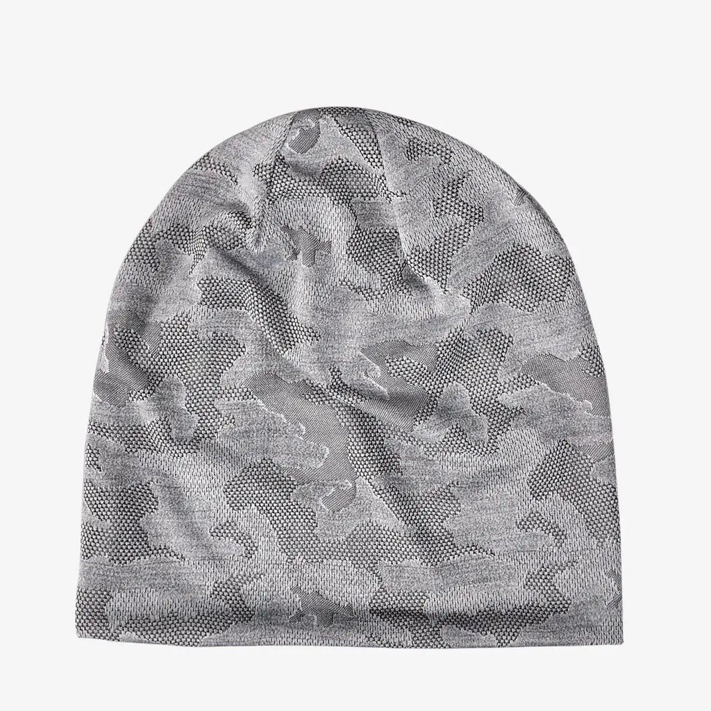 COKK Beanie Men Women Thin Hat Camouflage Mesh Breathable Elastic Soft Running Sports Outdoor Bonnet Cap New 2022 Hot
