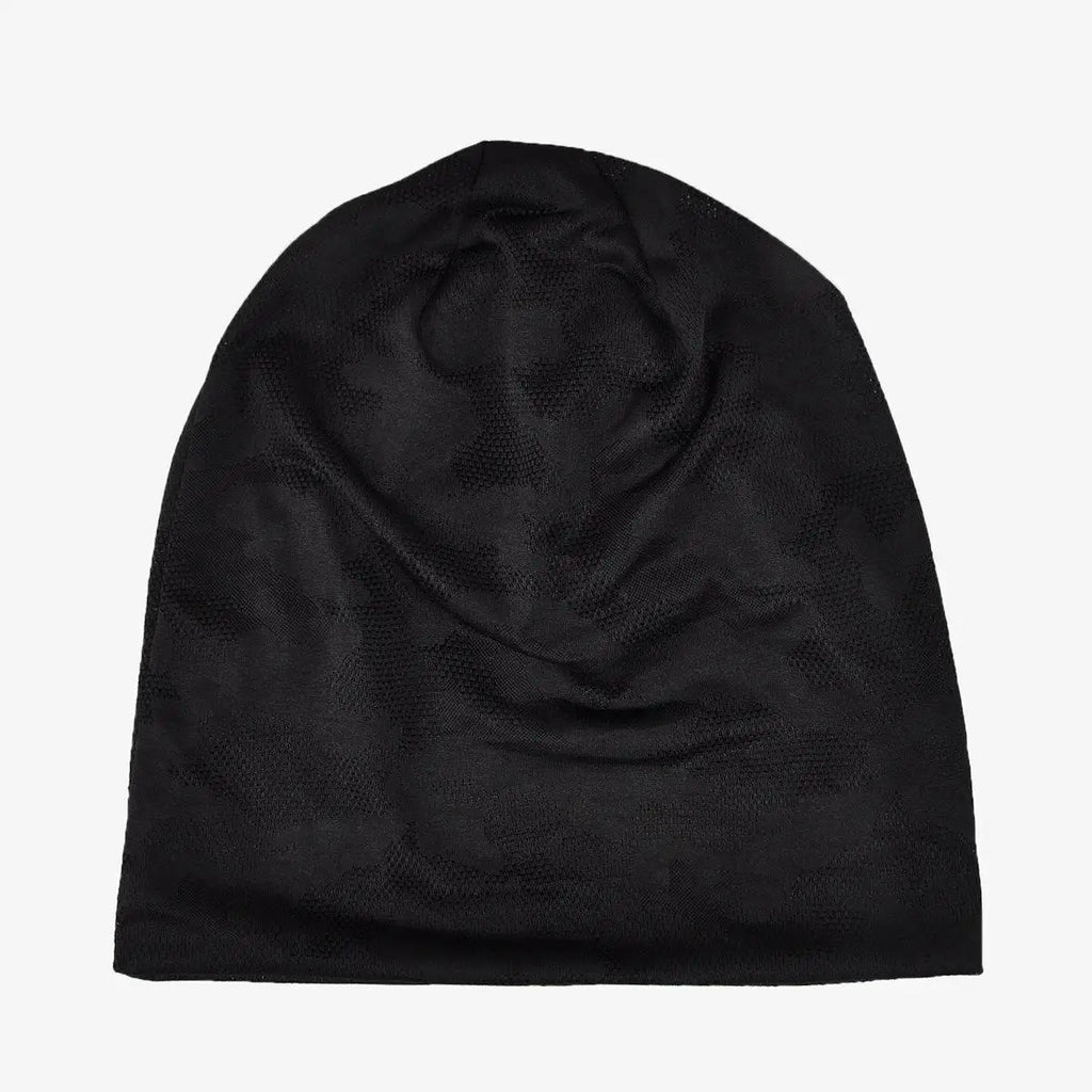 COKK Beanie Men Women Thin Hat Camouflage Mesh Breathable Elastic Soft Running Sports Outdoor Bonnet Cap New 2022 Hot