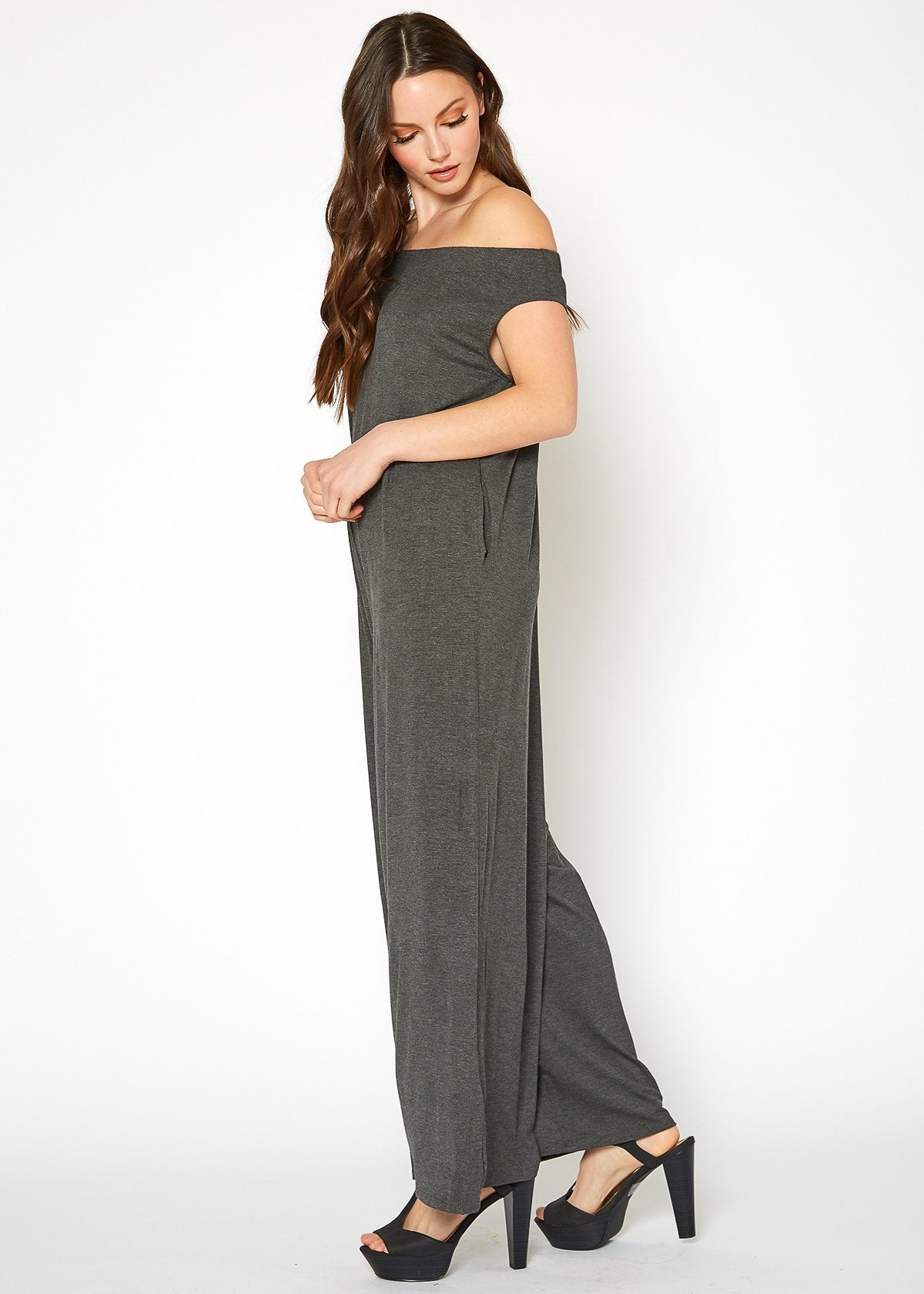 Women's Off Shoulder Jumpsuit
