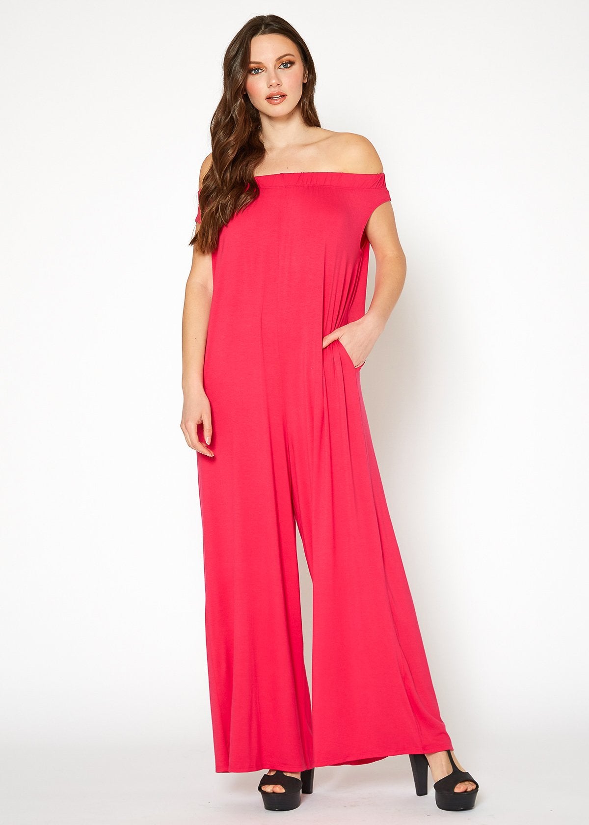 Women's Off Shoulder Jumpsuit