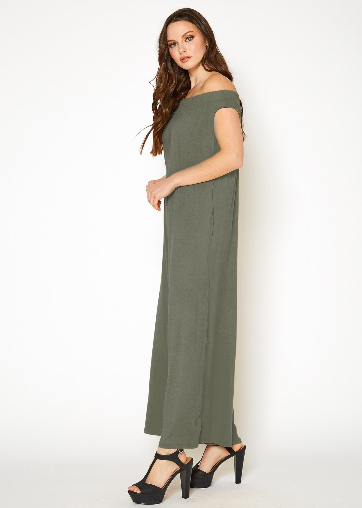 Women's Off Shoulder Jumpsuit