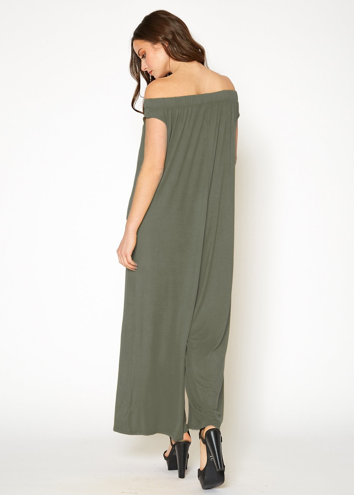 Women's Off Shoulder Jumpsuit