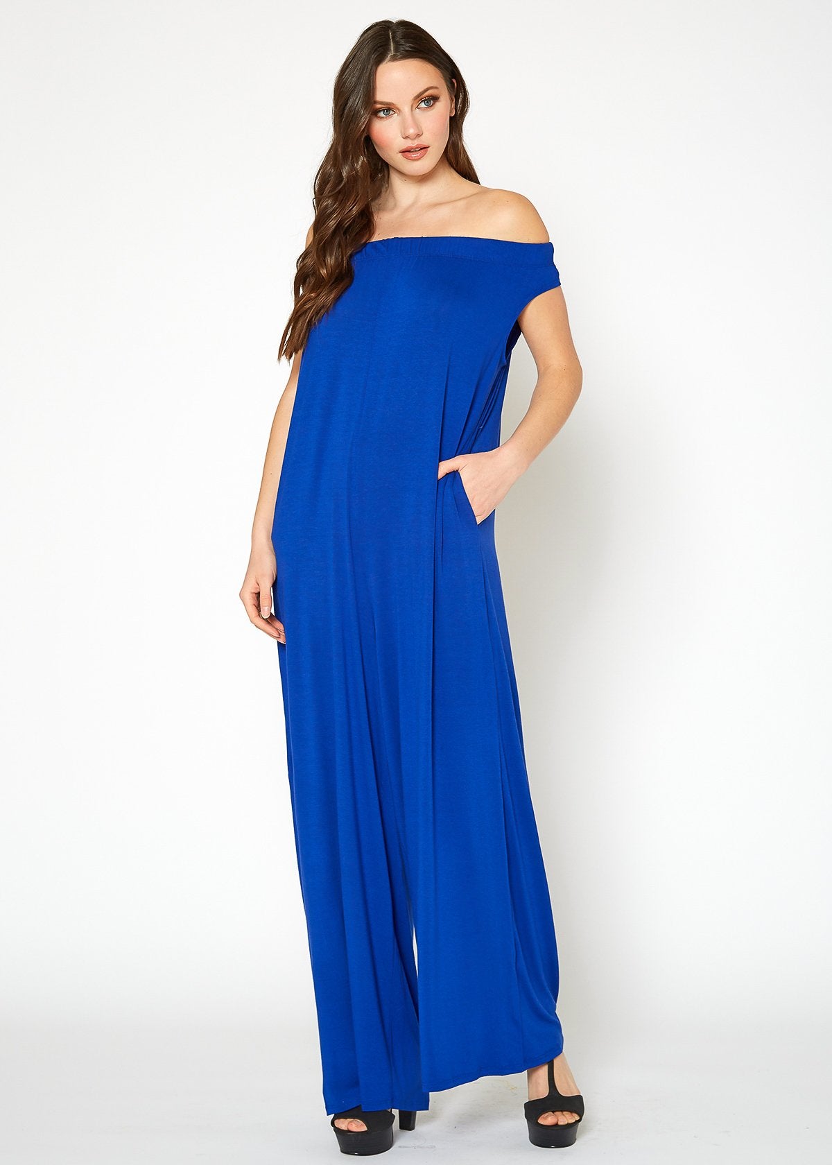 Women's Off Shoulder Jumpsuit
