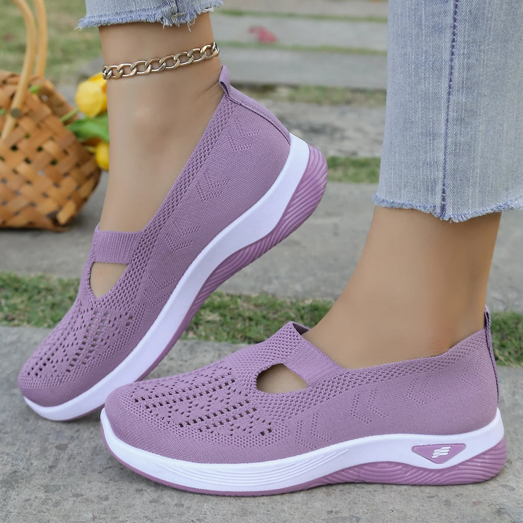 Summer women's casual sports shoes simple  light and solid women's shoes for sale throughout the four seasons with free shipping