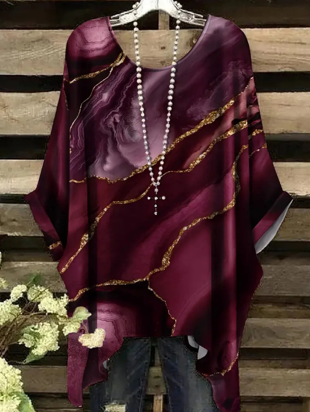 Women's Relaxed Bohemian Blouse