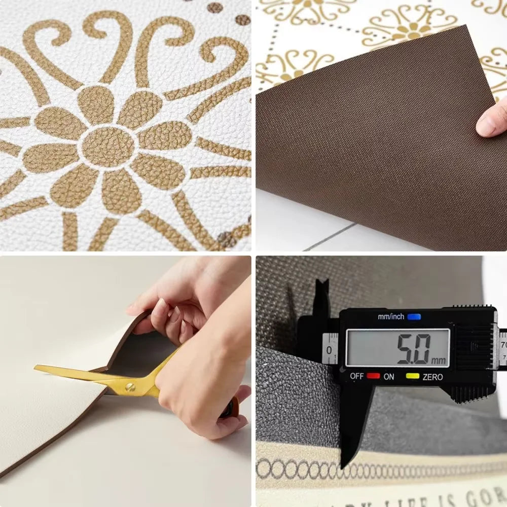 VIKAM Simple Kitchen Floor Mat, Home Water-Absorbing And Oil-Absorbing Anti-Slip Foot Mat Diatomite Carpet Home Decoration