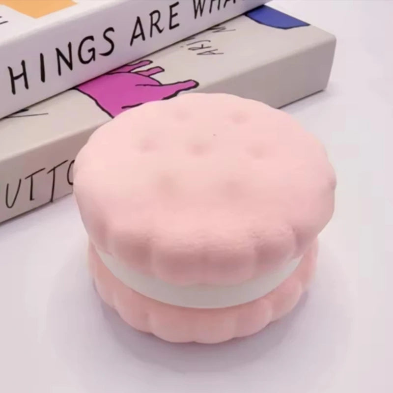 Squishy Simulated Cake Squeeze Toy Stress Relief Slow Rising Sensory Fidget Toys for Anxiety ADHD Autism Kids Adults