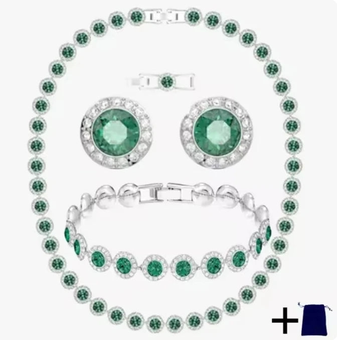 2025 EU high quality jewelry set exquisite luxury wedding jewelry simple and elegant jewelry set
