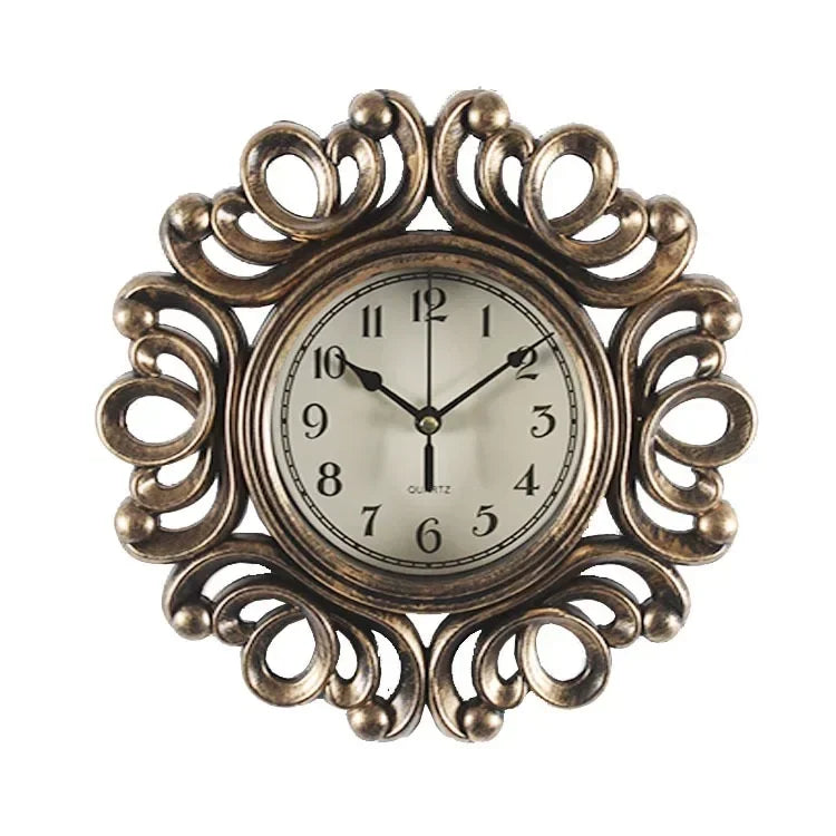 Wall clock European living room Personality creative Fashion clock Silent art bedroom living room Kitchen wall decoration
