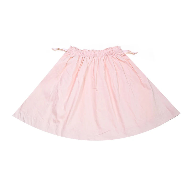 Summer Children's Family Clothes Set Pink And Blue Woven Fabric Boy's Vest And Girls' Dress Baby Romper Outfit with Lining Layer