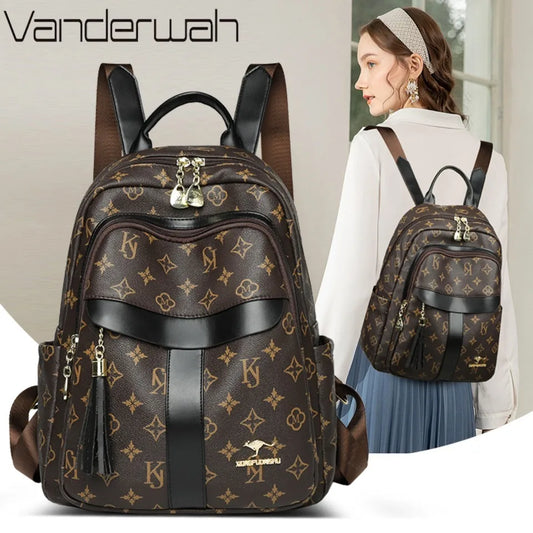 Ladies Designer Backpack – Premium PU Leather