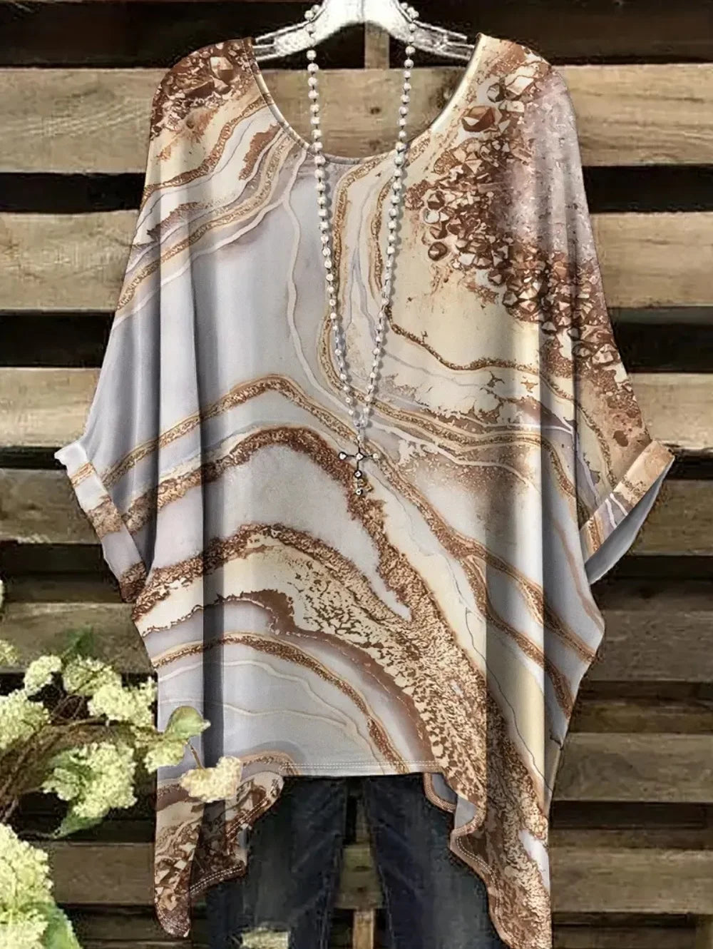 Women's Relaxed Bohemian Blouse