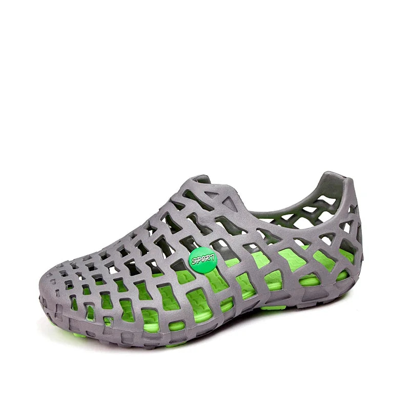 Summer Men Water Shoes Breathable Beach Sandals Upstream Water Shoes Women's Quick-drying Hollow Slippers Aqua Shoes