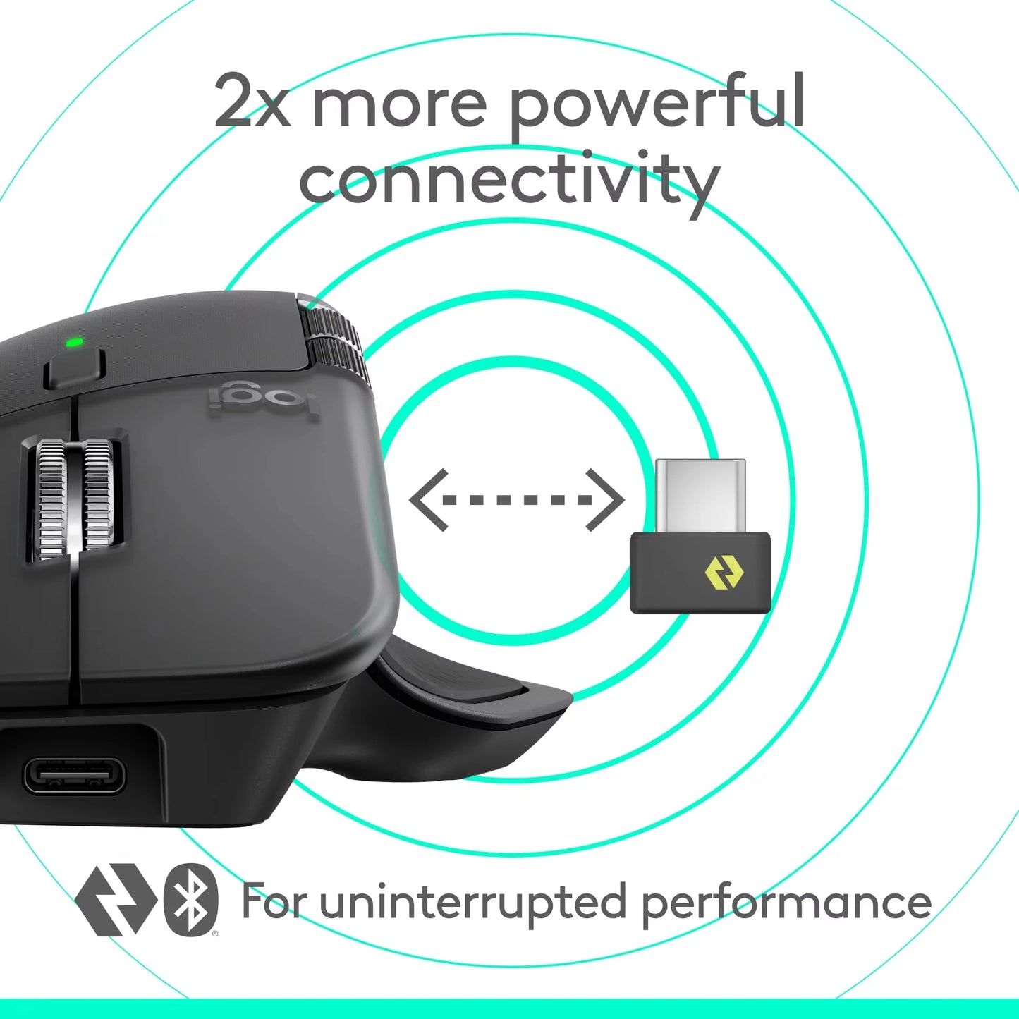 NEW Logitech MX Master 4 Ergonomic Wireless Mouse with Advanced Performance Haptic Feedback Ultra-Fast Scrolling, USB-C Charging