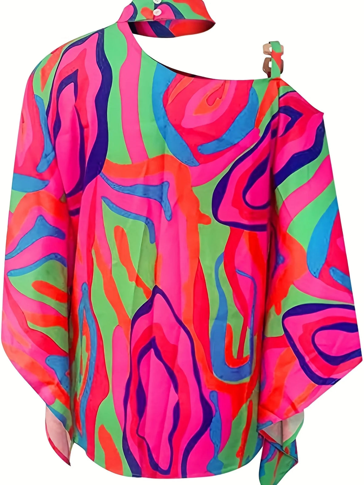 Women's Plus-Size Floral Blouse