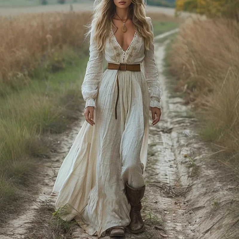 Women's Bohemian Vintage Dress