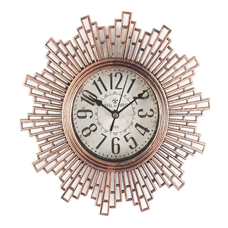 Wall clock European living room Personality creative Fashion clock Silent art bedroom living room Kitchen wall decoration