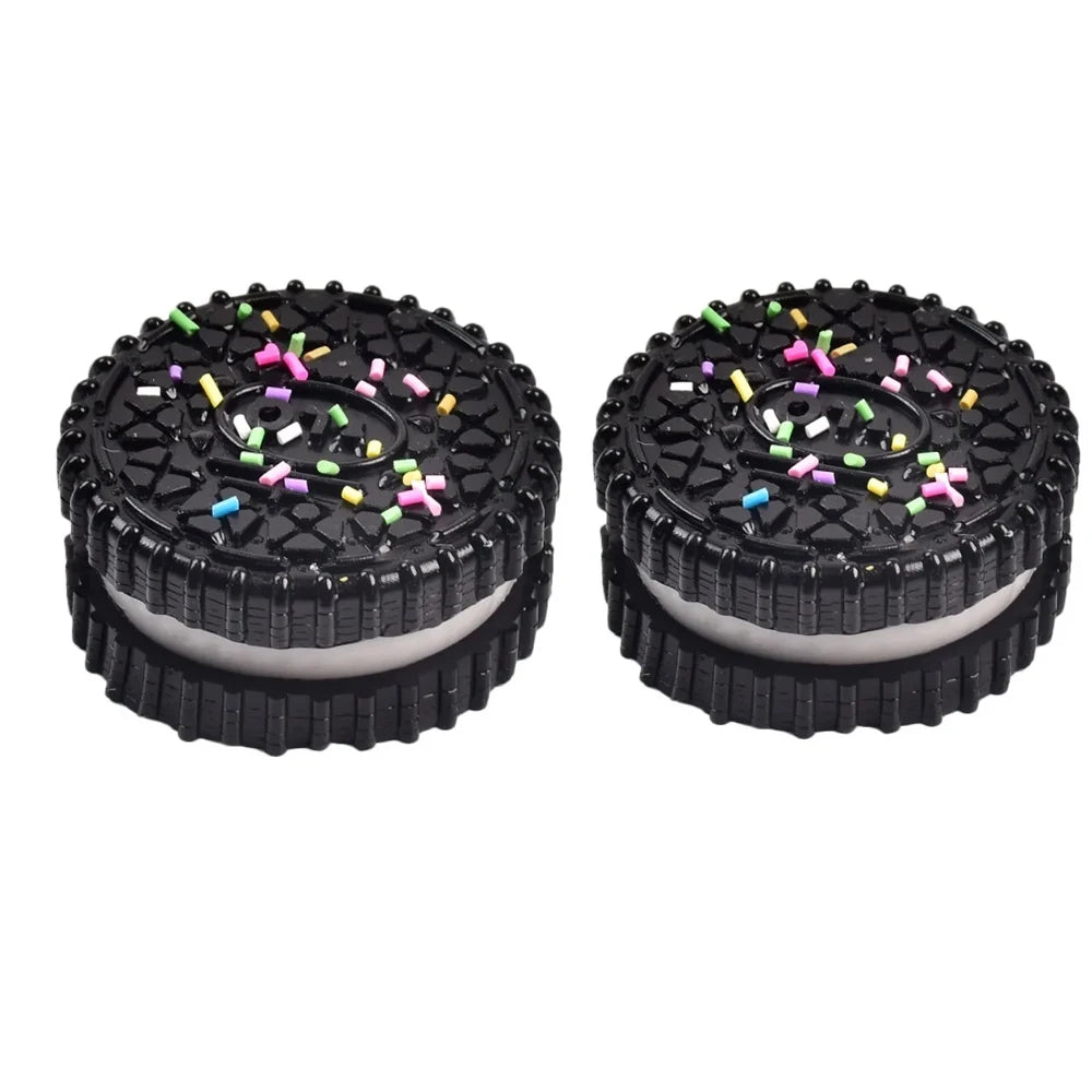 Simulation Oreo Stress Relief Squishy Toy. Creative Cookie Cake Super Soft Squeeze Toy. Sandwich Biscuit Antistress Gadget.