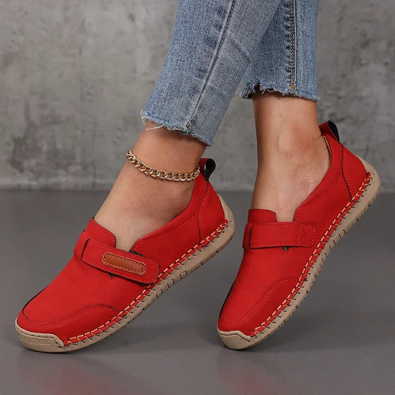Women Sandals Summer 2025 Comfortable Flat Shoes Casual Suede Slip in Loafers Casual Sneaker Fashion Cowboy Set Vulcanize Shoes