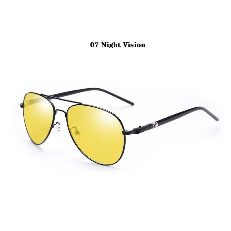 Classic Men And Women Polarized Sunglasses Fashion Metal Pilot Driving Fishing Sun Glasses Man Vintage Sunglass Eyeglasses
