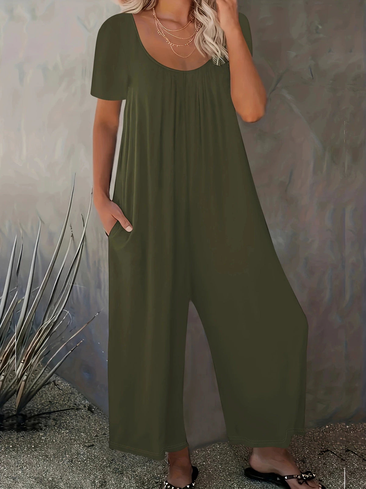 Women's Plus Size Jumpsuit. Comfort & Class