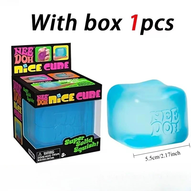 Squishy Soap Stress-Relief Fidget Toy Schylling Needoh Nice Cube Anti-Anxiety Slow Rebound Relaxing Toy Decompression Gift