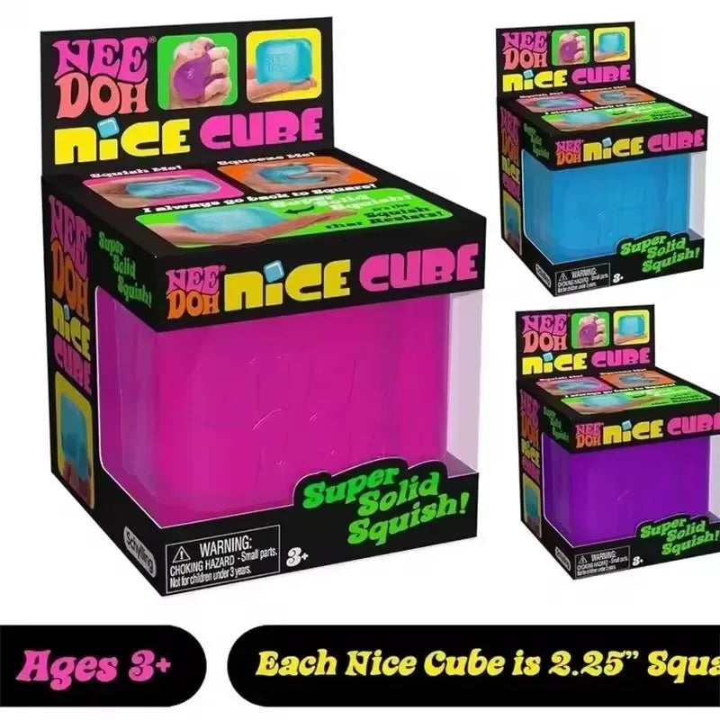 //In Stock// Squishy Schylling Needoh Nice Cube Sensory Stress Reliever Fidget Tool Anti-Anxiety Relief Squeeze Kids Toy 말랑이