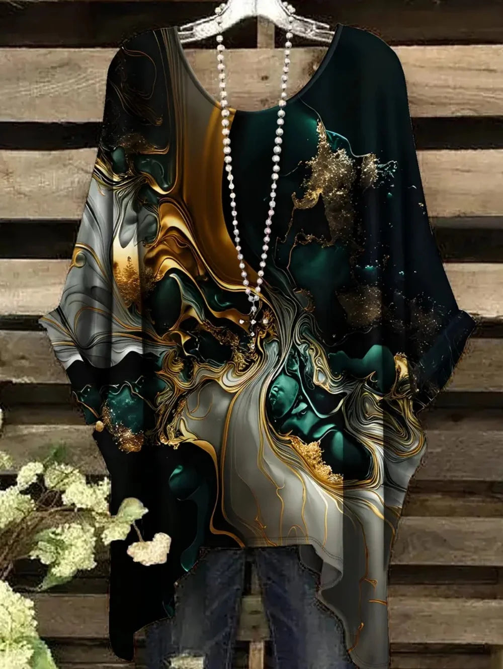 Women's Relaxed Bohemian Blouse
