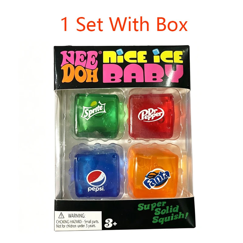 Squishy ;Schylling NeeDoh Nice Cube /;Sensory Squeeze Toy Super Squish Stress Relief Anxiety Sensory Tool Stress Reliever Toys