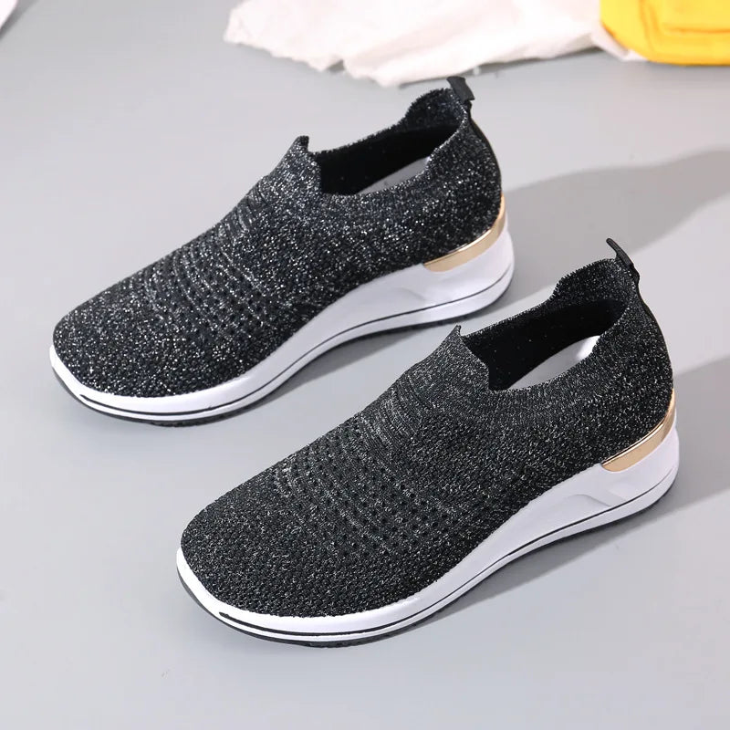 summer new women's shoes increase platform shoes Breathable comfortable casual shoes women's shoes