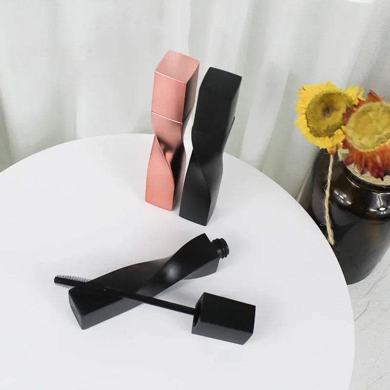15ml Mascara Tube Matte Black Cosmetic Rose Gold Eyelashes Cream Container Eyebrow Tools DIY Makeup Accessories Wholesale