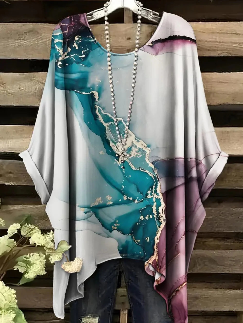 Women's Relaxed Bohemian Blouse