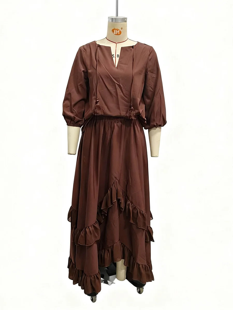 Women Boho Two-Piece Outfit