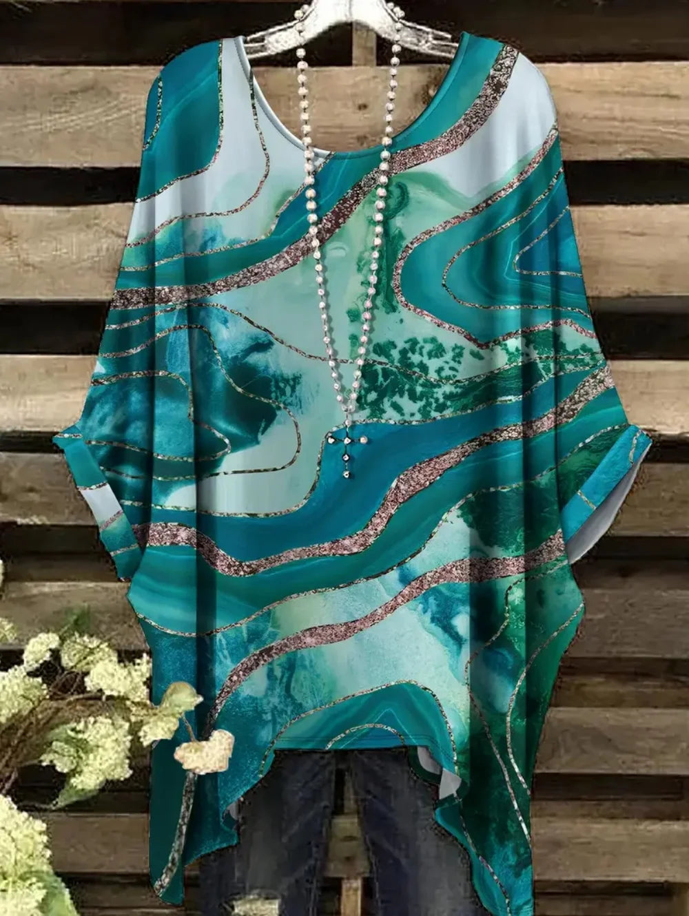 Women's Relaxed Bohemian Blouse