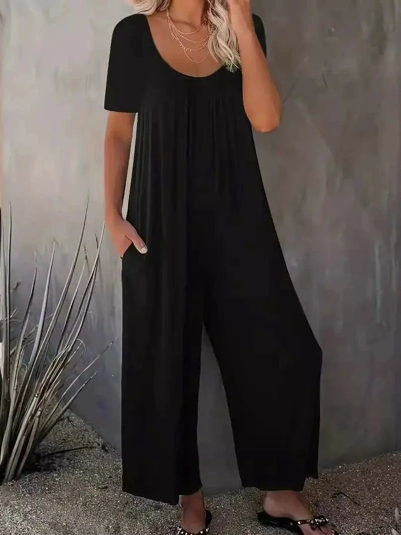 Women's Plus Size Jumpsuit. Comfort & Class