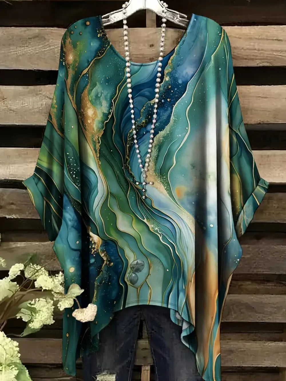 Women's Relaxed Bohemian Blouse
