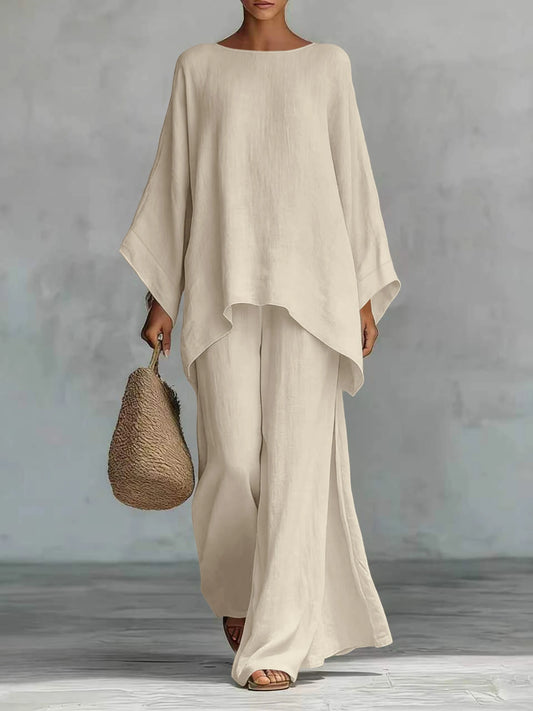 Women's Stunning Loose Wide Leg Two Piece Outfit